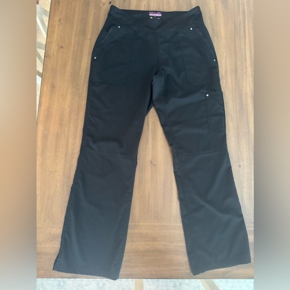 Ralph Lauren Purple Label Black Yoga Pants Size Medium